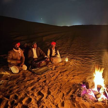 Folk Music at Desert